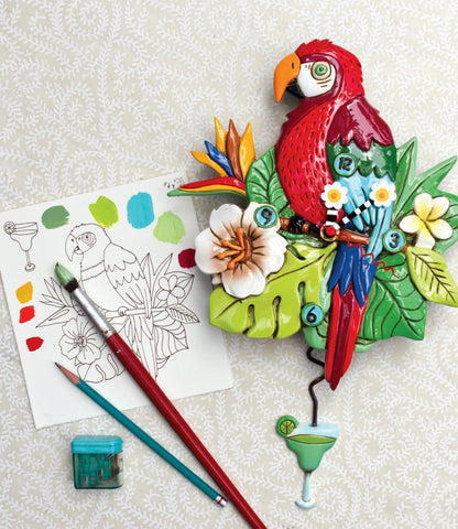 Polly Parrot Clock
