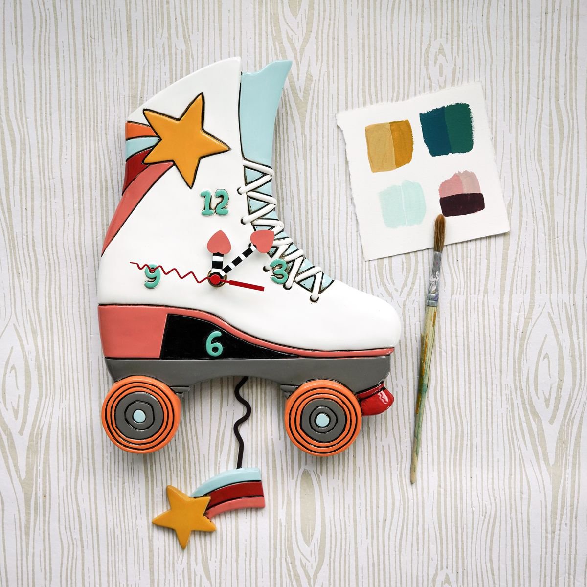 Roller Skate Clock