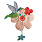Pretty Hummingbird Clock