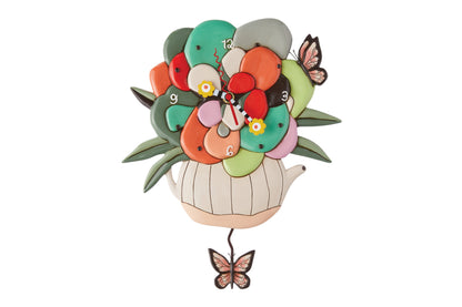 Tea Posy Clock