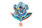 Blue Bloom Clock