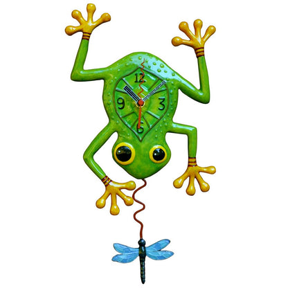 Blue Dragon Frog Clock