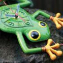 Blue Dragon Frog Clock