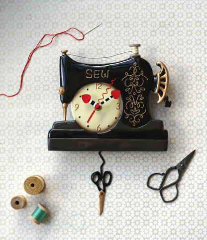 Vintage Stitch Clock