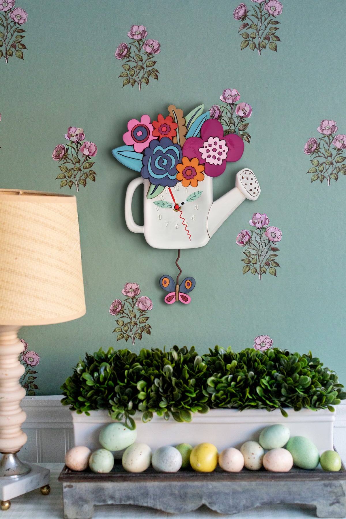 Time to Bloom Wall Clock