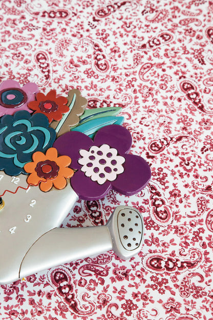 Time to Bloom Wall Clock