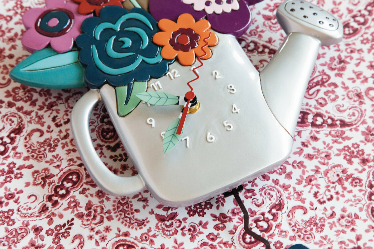 Time to Bloom Wall Clock