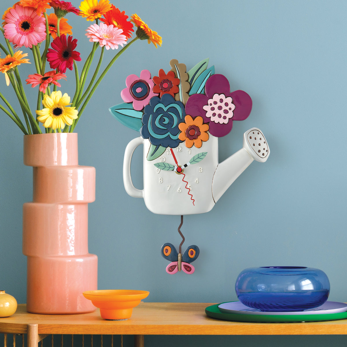 Time to Bloom Wall Clock