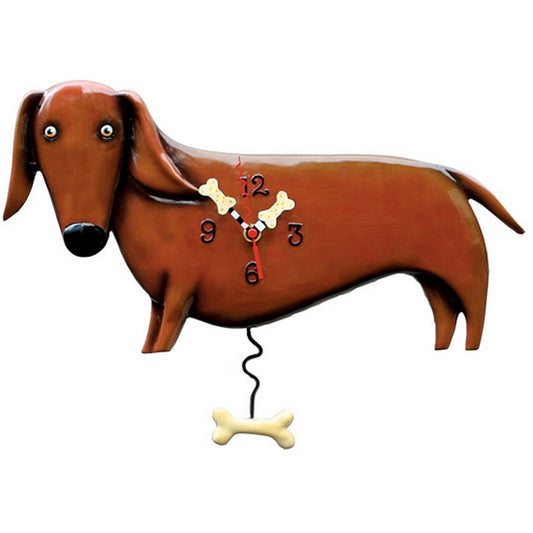 Oscar Dachshund Clock