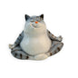 Blue Cat Meditating