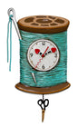 Needle & Thread Clock