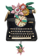 Black Vintage Writer Clock