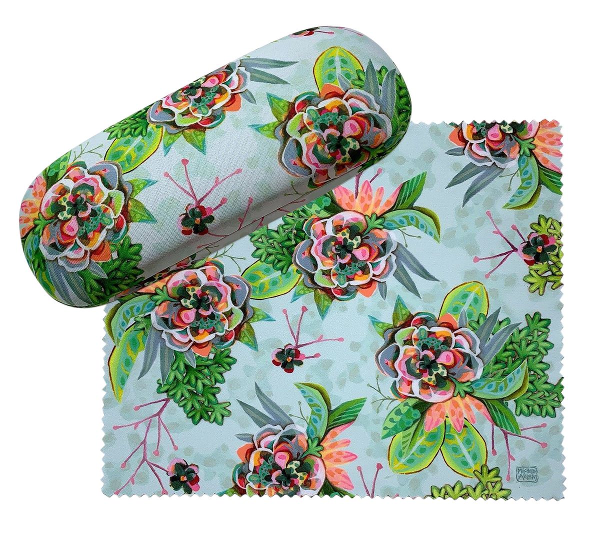 Blooms Eyeglass Case